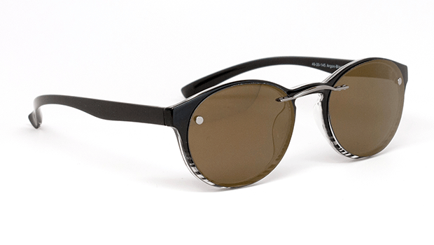 Frame with Gold Mirror Lens