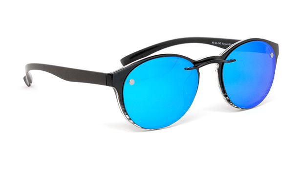 Frame with Sky Blue Mirror Lens